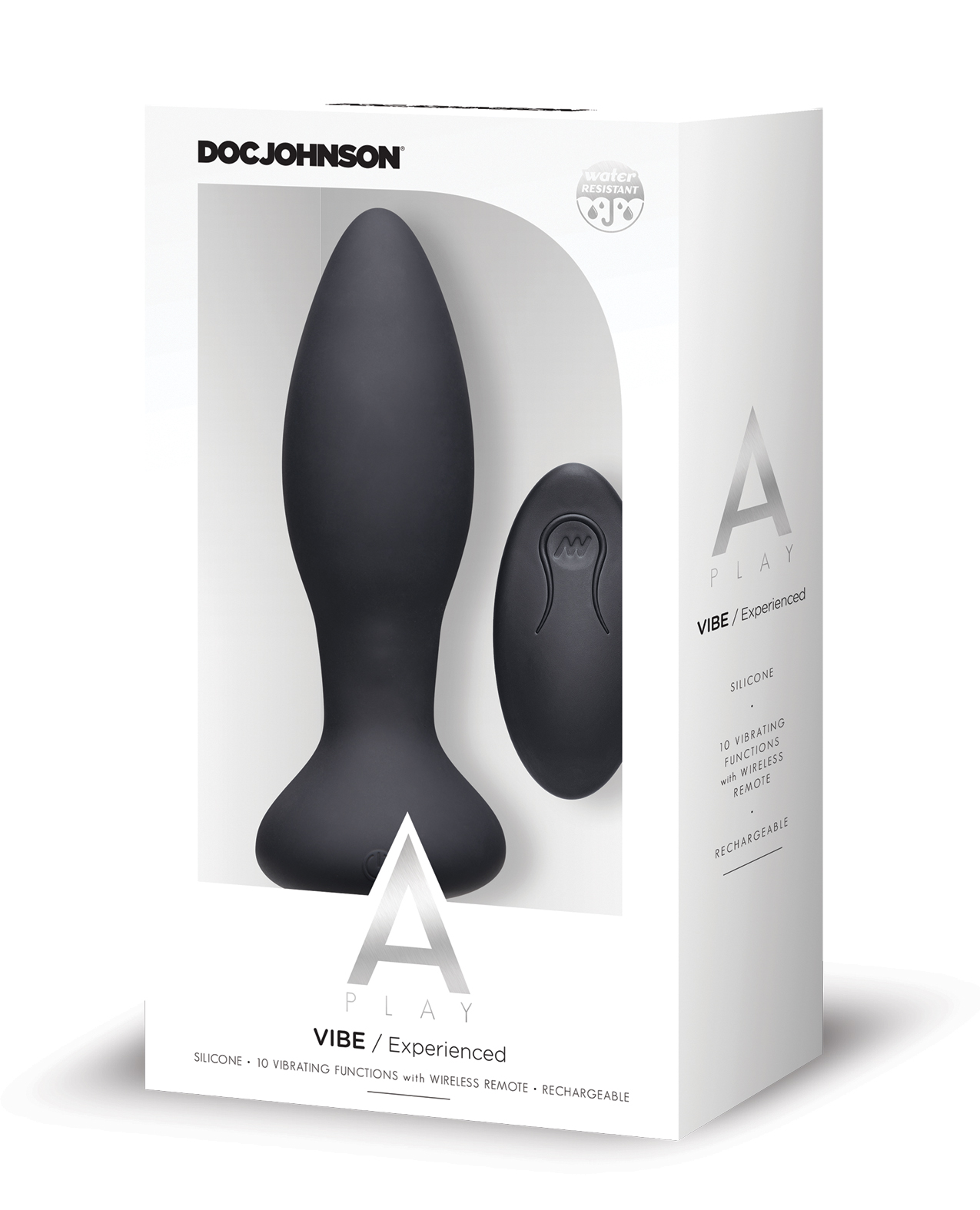 A Play Rechargeable Silicone Experienced Anal Plug w/Remote